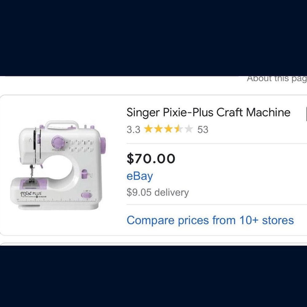 Pixie Plus Craft Machine By Singer - Picture 4 of 4